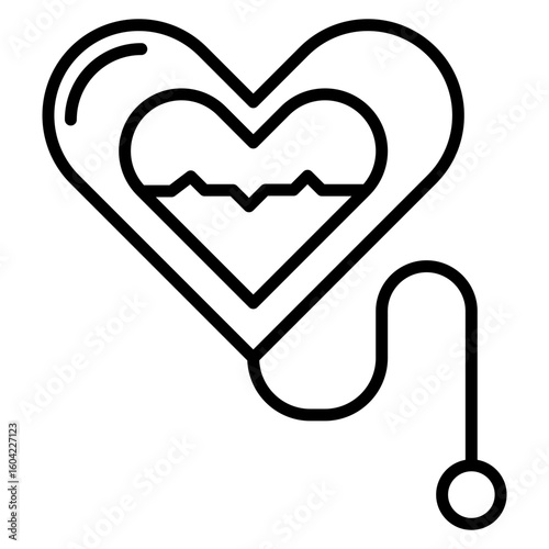 Cardiology Vector Icon