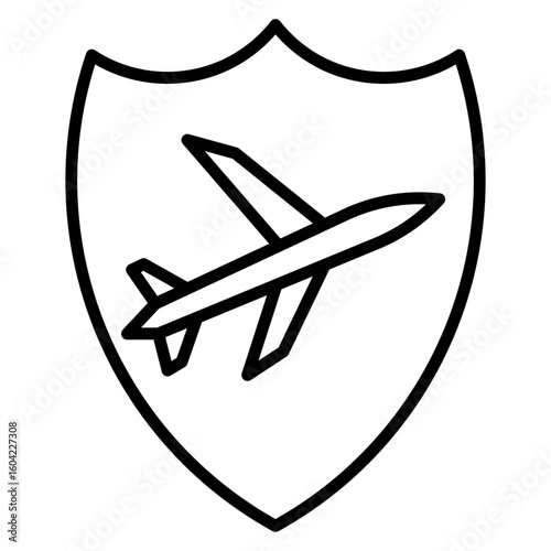Travel Insurance Vector Icon