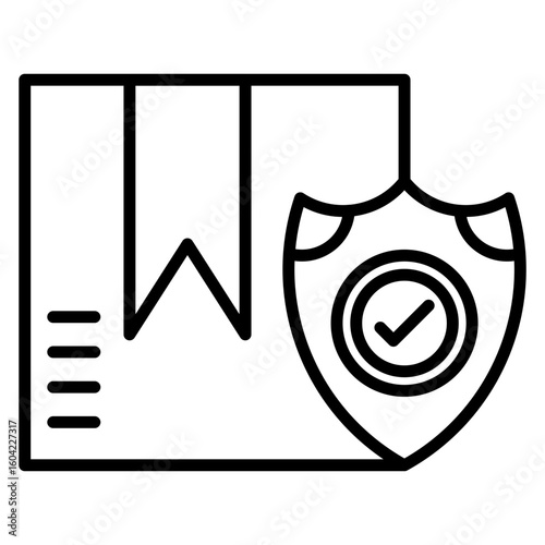 Delivery Insurance Vector Icon