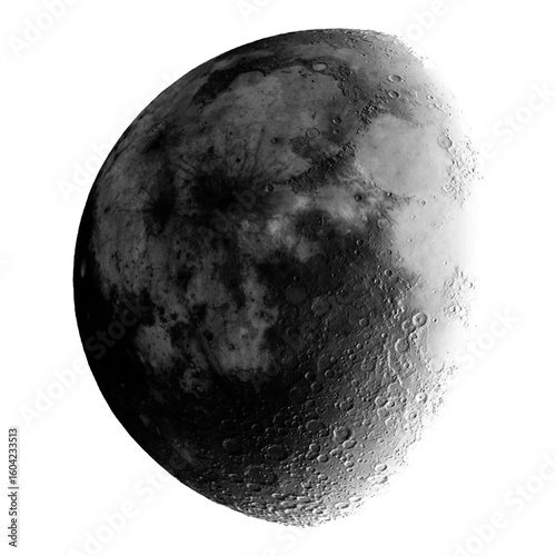 moon isolated on white, png, crecent moon overlay
