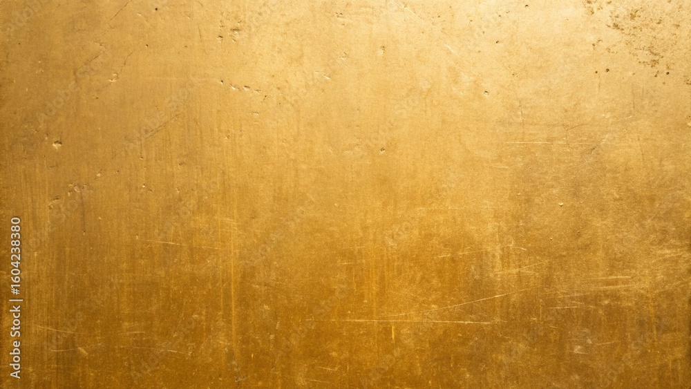 Fototapeta premium A closeup shot reveals a textured gold surface creating a luxurious and abstract background with a vintage feel