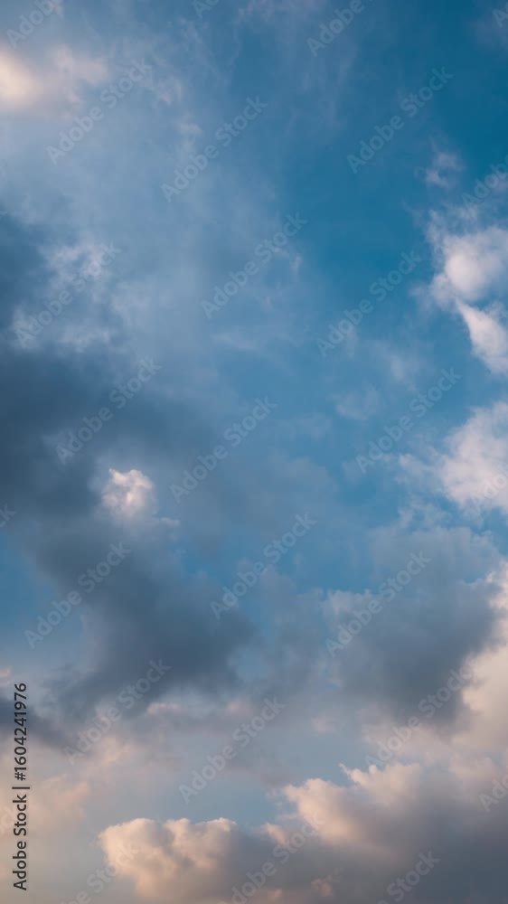 Vertical video - Timelapse of colorful clouds during sunset Vertical video - Timelapse of colorful clouds during sunset