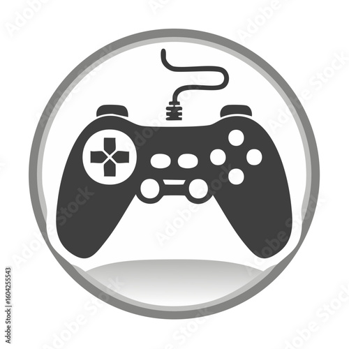 Video Game Controller Icon Button Vector Illustration Entertainment Design