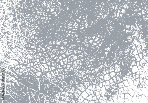 Abstract grunge white lines and grey snow texture seamless pattern