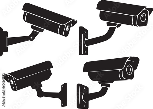 cc camera silhouette vector set 