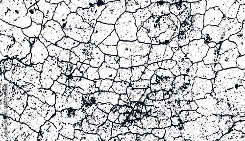 Black grunge Dry cracked old wood bark texture with an abstract earthen pattern, a black and white drawing of a cracked wall, texture of the old wall, Dry cracked old wall texture