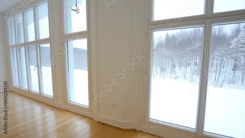 window in the morning