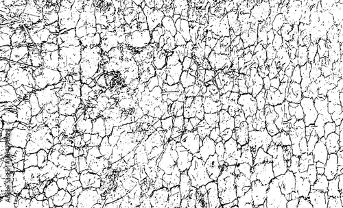vintage grungy texture of the old wall, An old, dry, cracked wall with rough, dirty, textured paint creates a grunge pattern on the surface