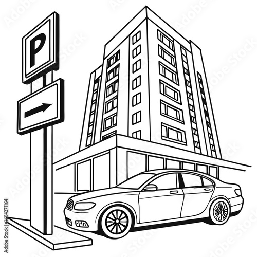 vector illustration of a car