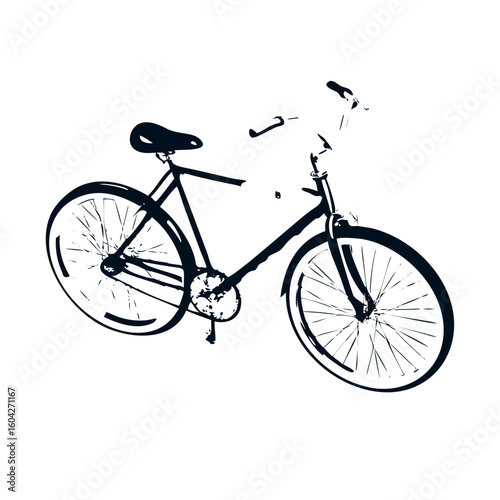 bicycle silhouette vector