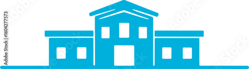 school building icon 