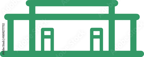 school building icon 