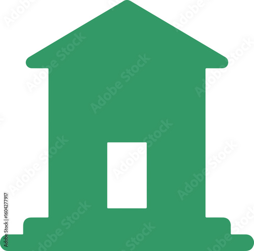 school building icon | vector style building icon | building transparent icon 