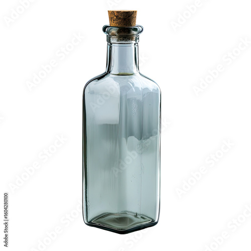 Wallpaper Mural Clear glass bottle with cork top Torontodigital.ca