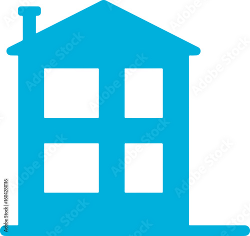 school building icon | vector style building icon | building transparent icon 