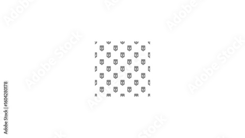 Seamless Pattern of Digital Voltmeter Icons for Modern Technology, Electric Power, and Measurement Applications, Perfect for Engineering and Design Projects