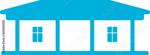 school building icon | vector style building icon | building transparent icon 