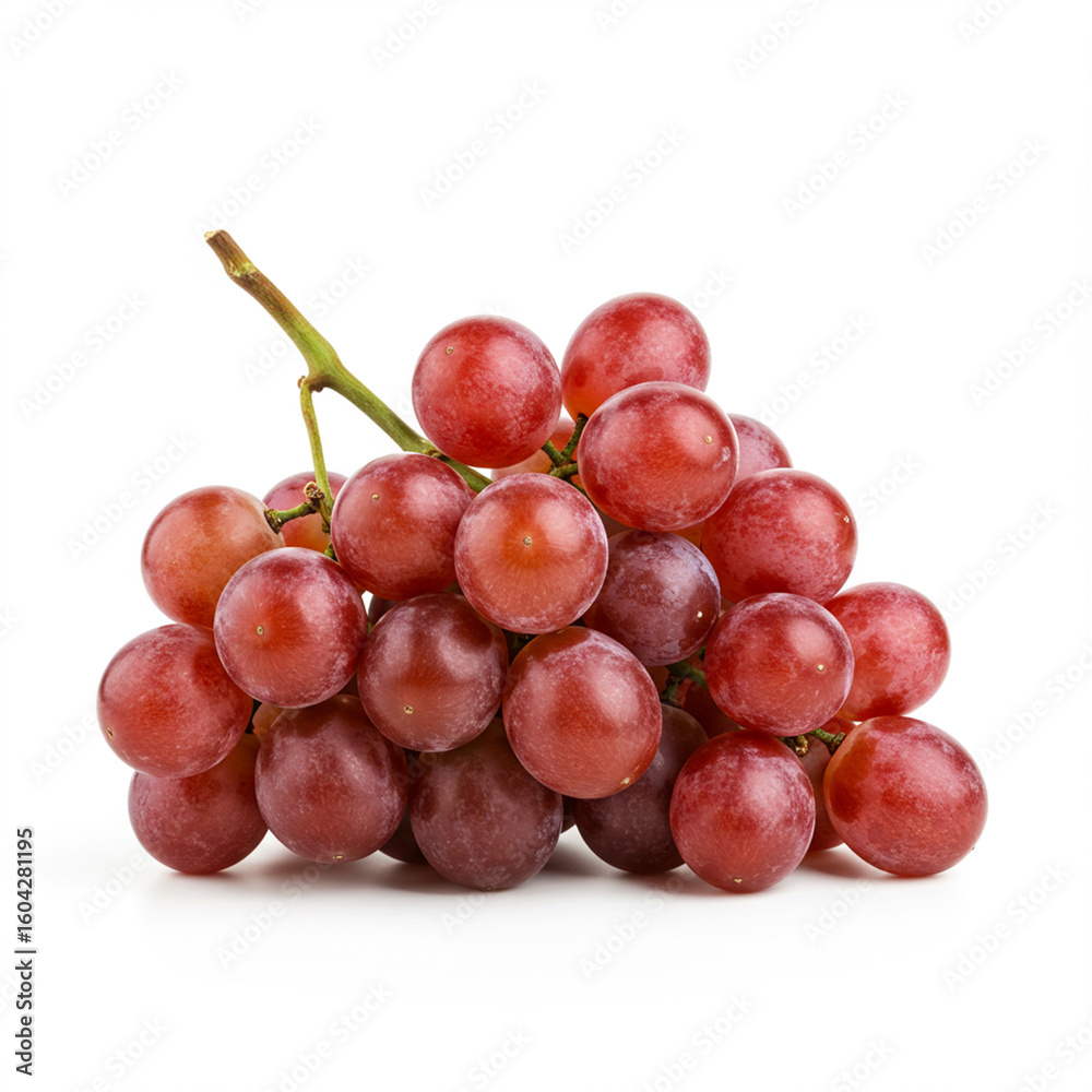 Fototapeta premium A Bunch of Fresh Red Grapes Ready to Eat