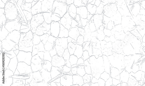 An aged wall's cracked and grunge surface provides a vintage texture pattern perfect for seamless backgrounds and decorative illustrations