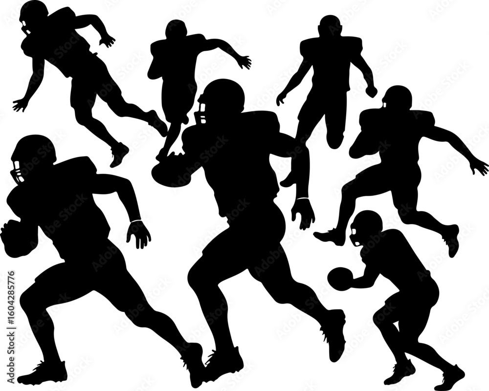 Fototapeta premium american football, man player bundle