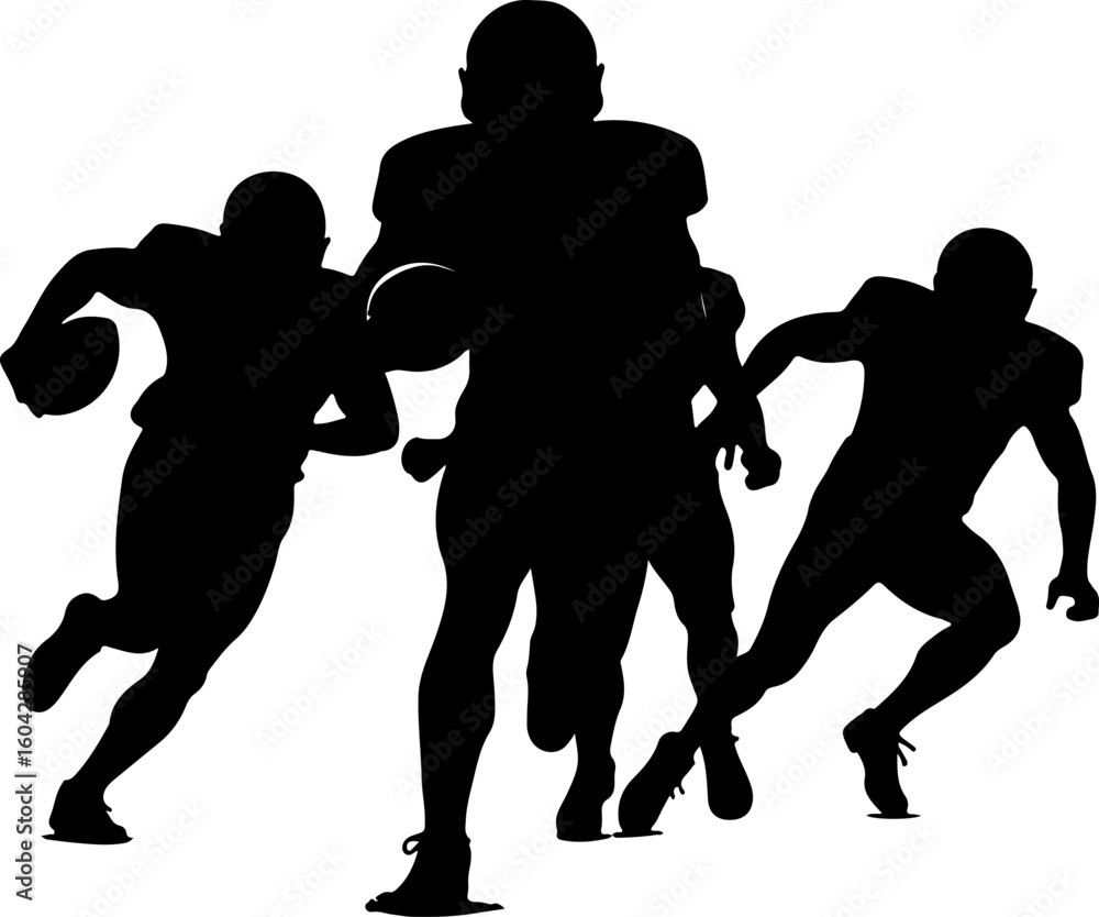 Fototapeta premium american football, man player bundle