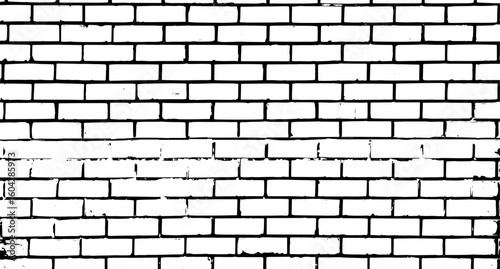 Black brick wall, seamless brick wall background, Seamless black brick wall texture provides a classic architectural background with a weathered pattern
