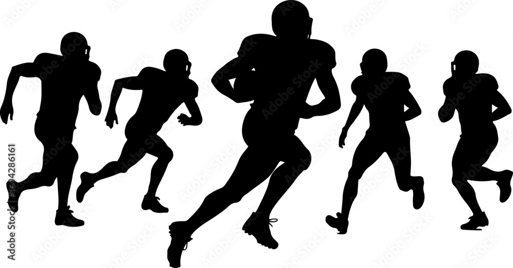 Fototapeta premium american football, man player bundle