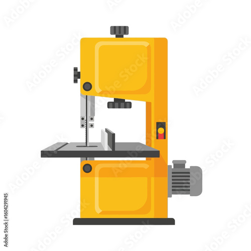 Operating Bandsaw Cutting Tool for Woodworking and Metalworking Projects