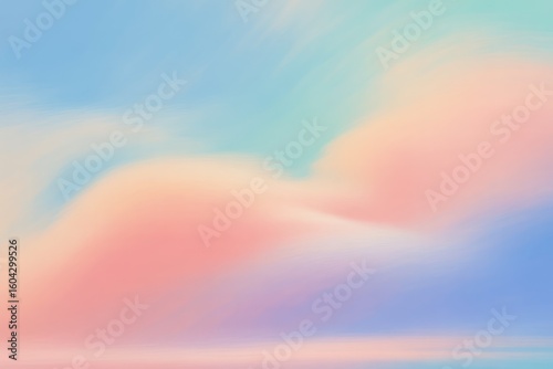 Soft pastel sky clouds gradient