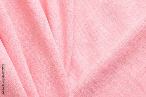 red fabric background. text...