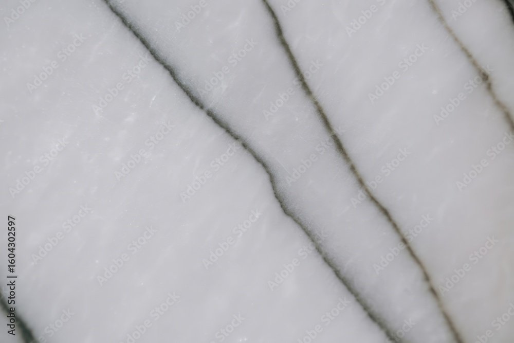 Obraz premium White marble with dark veins stone texture