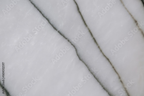 White marble with dark veins stone texture