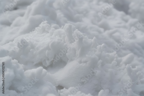 White snow texture with soft mounds winter cold