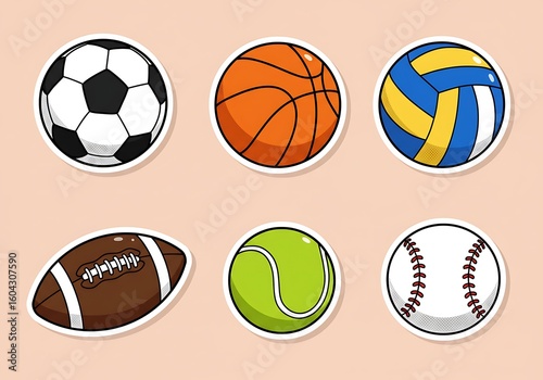 set of sports balls