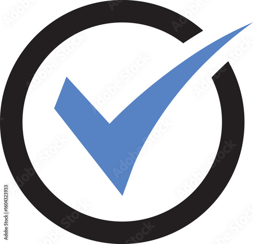 approved icons. rounded right sign concept. right icon or symbol. Correct vote choice symbol. accept checkmark icons
