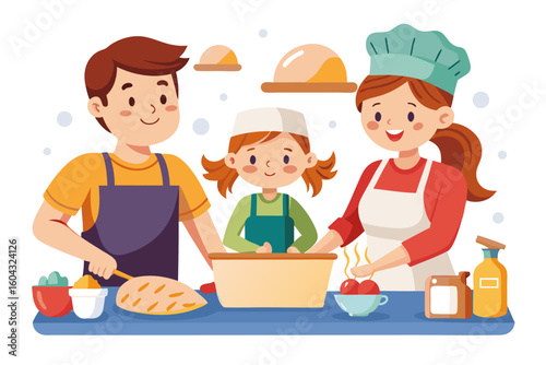Ideal for educational content, parenting blogs, recipe books, and family-themed advertisements.