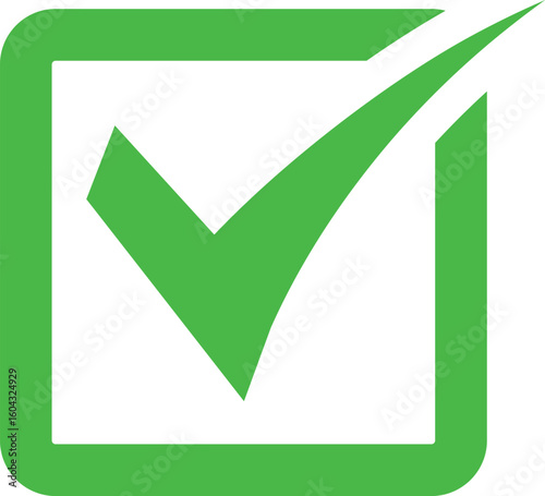 check mark icon template. Approved sign. Tick symbol. social media verified badge sign. Correct vote choice symbols. checklist signs. approval badge