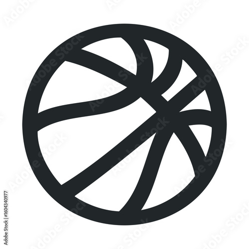 Basketball concept for sports design, events, and branding