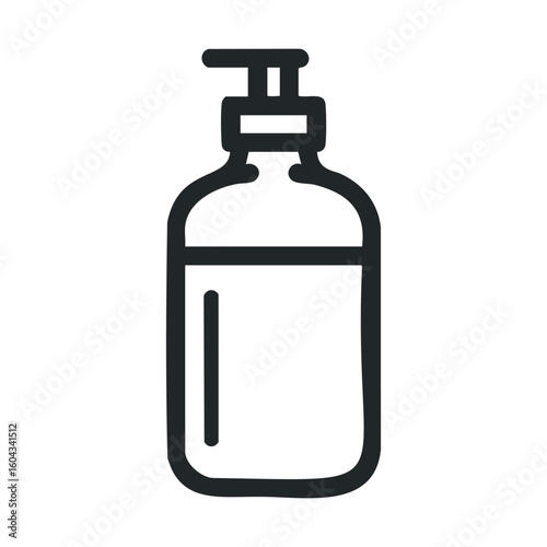 Simple and elegant dispenser for liquid products at home