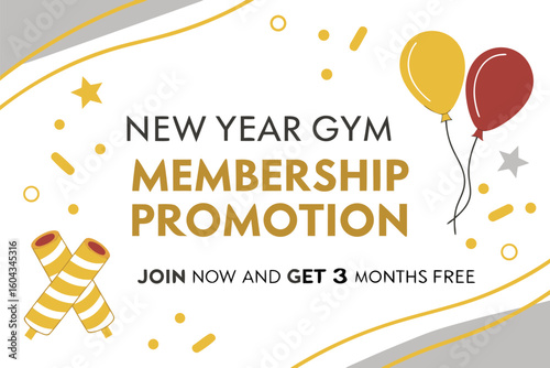 Celebrate the new year with a gym membership promotion offering three months free to all new members