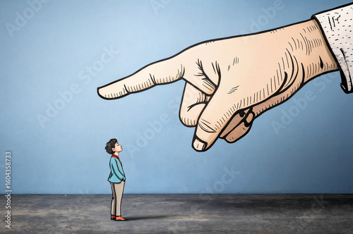 businessman pointing at something