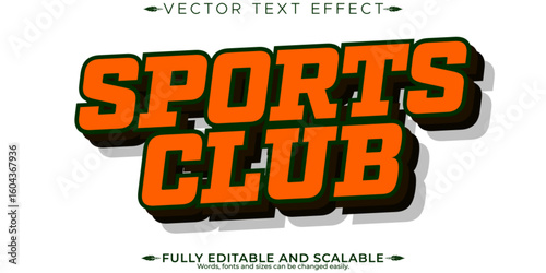 Team sport text effect, editable basketball and football text style