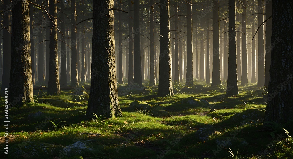 Fototapeta premium Botanical Realism: High-Detail Leaves, Plants, and Tree Imagery