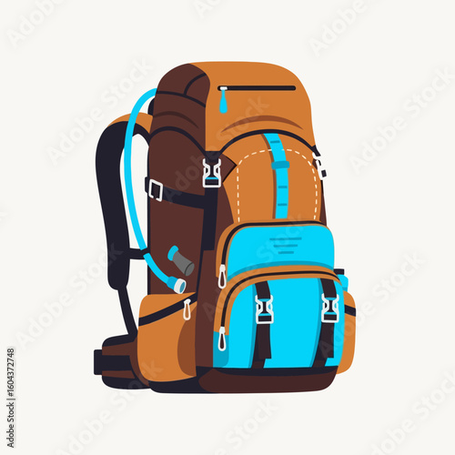 Hiking Backpack with Hydration System Ready for Adventure Trip