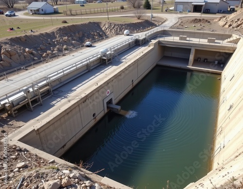 monitoring effluent discharge points from wastewater treatment plant protecting nearby lakes and rivers from contamination