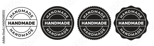 Handmade Product Vector Label Set