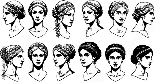Woman head from roman era
