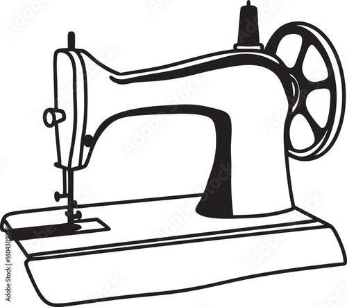 old sewing machine