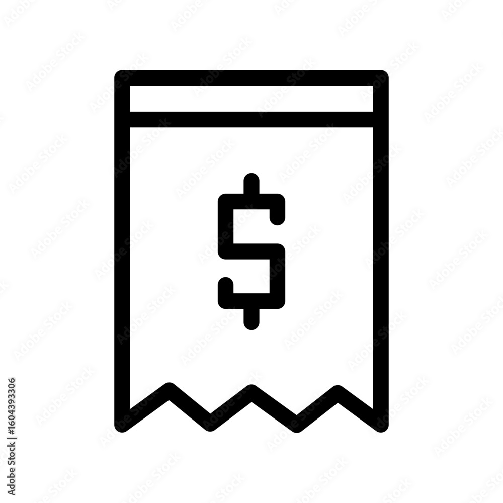Obraz premium price line icon