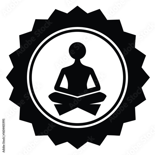 isolated yoga teacher certificate on white backgro